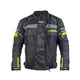 Męska kurtka motocyklowa W-TEC Meltsch - Czarno-zielony neonowy