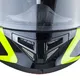 Kask motocyklowy szczękowy W-TEC Vexamo z blendą - Czarno-zielony