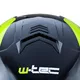 Kask motocyklowy szczękowy W-TEC Vexamo z blendą - Czarno-zielony