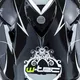Młodzieżowy kask motocyklowy W-TEC V310 enduro - Czarny LRB
