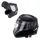 Kask motocyklowy szczękowy W-TEC Vexamo z blendą - Czarno-zielony - Czarny