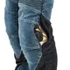 Damskie jeansowe spodnie motocyklowe W-TEC Bolftyna - Niebieski-czarny