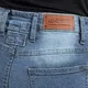 Damskie jeansowe spodnie motocyklowe W-TEC Lustipa - Niebieski
