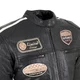 Damska skórzana kurtka motocyklowa W-TEC Sheawen Lady Black - Czarny
