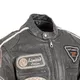 Męska skórzana kurtka motocyklowa W-TEC Buffalo Cracker - Brązowo-szary