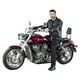 Skórzane buty motocyklowe W-TEC Bangoff - Czarny