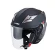 Kask motocyklowy otwarty z blendą W-TEC Putta - czarno-brązowy