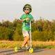 Hulajnoga dziecięca WORKER Racer Urban Boy ∙ świecące koła LED ∙ składana ∙ nośność 50 kg ∙ aluminium