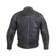 Męska skórzana kurtka motocyklowa W-TEC Sheawen Vintage - Czarny