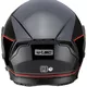 Kask motocyklowy zamknięty z blendą W-TEC Yorkroad Fusion - Czarny Szary Czerwony Błyszczący