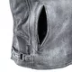 Męska skórzana kurtka motocyklowa W-TEC Sheawen Waxed Grey - szara - Szary