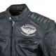 Męska skórzana kurtka motocyklowa W-TEC Black Heart Wings Leather Jacket - Czarny