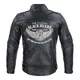 Męska skórzana kurtka motocyklowa W-TEC Black Heart Wings Leather Jacket - Czarny