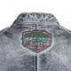 Męska skórzana kurtka motocyklowa W-TEC Sheawen Waxed Grey - szara - Szary