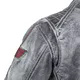 Męska skórzana kurtka motocyklowa W-TEC Sheawen Waxed Grey - szara - Szary