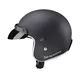 Kask motocyklowy choppera daszek W-TEC Vacabro SWBH włókno węglowe - Matowy węgiel czysty