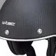 Kask motocyklowy choppera daszek W-TEC Vacabro SWBH włókno węglowe - Matowy węgiel czysty