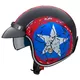 Kask motocyklowy otwarty W-TEC Café Racer - Wielka gwiazda