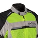 Męska kurtka motocyklowa letnia W-TEC Saigair - Fluo Yellow-Black