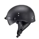 Kask motocyklowy otwarty chopper W-TEC Black Heart Rednut - Pistolet Blazin / Matowa czerń - Pistolet Blazin / Matowa czerń