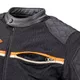 Letnia kurtka motocyklowa W-TEC 2Stripe - Czarno-pomarańczowo-beżowy