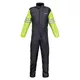 Motocyklowy kombinezon przeciwdeszczowy W-TEC Smedava - Czarny-fluo - Czarny-fluo