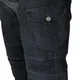 Męskie dżinsy motocyklowe W-TEC Aredator - Czarny