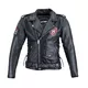 Skórzana kurtka motocyklowe W-TEC Black Heart Perfectis - OUTLET - Czarny