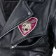 Skórzana kurtka motocyklowe W-TEC Black Heart Perfectis - OUTLET - Czarny