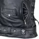 Skórzana kurtka motocyklowe W-TEC Black Heart Perfectis - OUTLET - Czarny