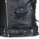 Skórzana kurtka motocyklowe W-TEC Black Heart Perfectis - OUTLET - Czarny