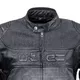 Skórzano-dżinsowa kurtka motocyklowa W-TEC Metalgy - Czarny