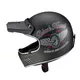 Kask motocyklowy otwarty W-TEC Black Heart Retron - Prosty czarny