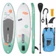 Paddleboard z akcesoriami deska SUP inSPORTline Wavelet 9'6" - Niebieski - Zielony