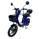 Skuter elektryczny W-TEC E-Greta II 12Ah 18" ∙ silnik 350 W ∙ zasięg do 50 km ∙ nośność 120 kg ∙ akumulator 15 Ah - Czarny - Niebieski