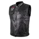 Kamizelka motocyklowa W-TEC Black Heart Rumbler II ∙ 6 kieszeni ∙ zamek ykk i napy ∙ regulacja pasa - Czarny - Czarny