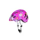 Dziecięcy kask rowerowy Etape Kitty 2.0 ∙ technologia in-mold ∙ siatka przeciw owadom ∙ 14 otworów wentylacyjnych ∙ regulacja ∙ elementy odblaskowe - Zielony - Różowy
