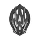 Kask rowerowy Etape Twister ∙ 25 otworów wentylacyjnych ∙ siatka na owady ∙ odpinany daszek ∙ elementy odblaskowe - czarno/biały mat