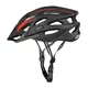 Kask rowerowy Etape Twister ∙ 25 otworów wentylacyjnych ∙ siatka na owady ∙ odpinany daszek ∙ elementy odblaskowe - czarno/biały mat - czarna/czerwona matowa