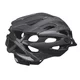 Kask rowerowy Etape Twister ∙ 25 otworów wentylacyjnych ∙ siatka na owady ∙ odpinany daszek ∙ elementy odblaskowe - czarno/biały mat
