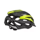 Kask rowerowy Etape Twister ∙ 25 otworów wentylacyjnych ∙ siatka na owady ∙ odpinany daszek ∙ elementy odblaskowe - czarno/biały mat