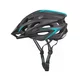 Kask rowerowy Etape Venus ∙ siatka przeciw owadom ∙ odpinany daszek ∙ 25 otworów wentylacyjnych ∙ elementy odblaskowe - czarny/miętowy mat - czarny/miętowy mat