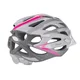 Kask rowerowy Etape Venus ∙ siatka przeciw owadom ∙ odpinany daszek ∙ 25 otworów wentylacyjnych ∙ elementy odblaskowe - czarny/miętowy mat