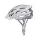 Kask rowerowy Etape Venus ∙ siatka przeciw owadom ∙ odpinany daszek ∙ 25 otworów wentylacyjnych ∙ elementy odblaskowe - czarny/miętowy mat - biały/srebrny mat