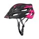 Kask rowerowy Etape Vesper ∙ technologia in-mold ∙ waga 350 g ∙ 23 otwory wentylacyjne ∙ siatka przeciw owadom - biały/szary mat - czarny/różowy matowy