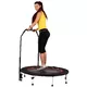 Trampolina fitness z poręczą inSPORTline PROFI Digital 140 cm