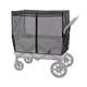 Moskitiera do wózka transportowego inSPORTline StrollKidz ∙ ochrona przed komarami ∙ łatwy montaż ∙ drobna siateczka