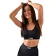 Damski top sportowy Boco Wear Black Plain - Czarny - Czarny
