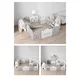 Plac zabaw dla dzieci kojec z akcesoriami inSPORTline Teutonino 186x236 cm
