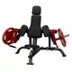 Stanowisko do ćwiczeń izolowanych na biceps - Steelflex PlateLoad line PLBC - Czarno-czerwony - Czarno-czerwony